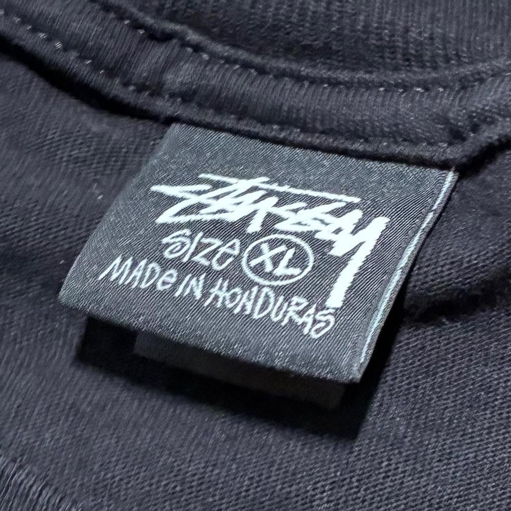 Black Stüssy world tour T-shirt Streetwear - Picture 3 of 6